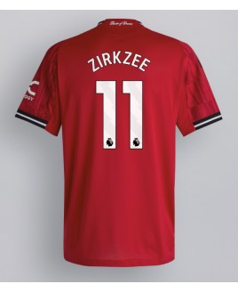 Günstige Manchester United Joshua Zirkzee #11 Heimtrikot 2025-26 Kurzarm